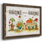 Gnome Sweet Gnome, reproduction d'art sur toile encadrée-96290626-96290625