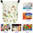 Farm Pattern  Round Laundry Clothes Hamper Laundry Basket With Handles,Storage Organizer Bins Laundry Gift Basket For Room, Bedroom Decor
