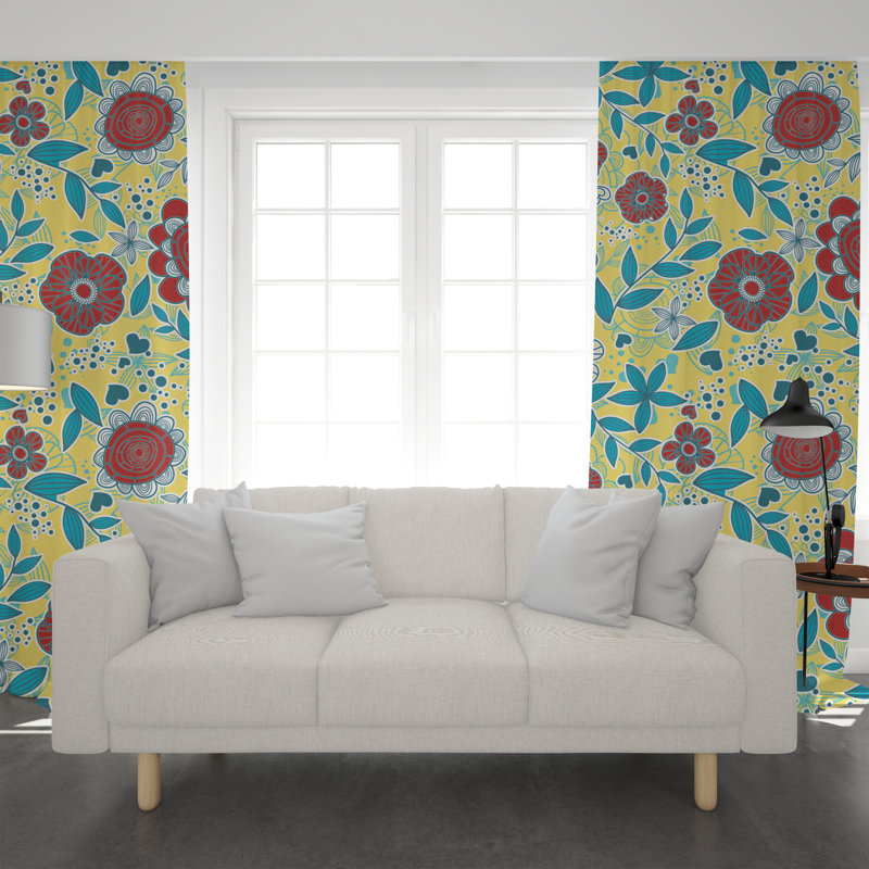 Paire de rideaux obscurcissant en polyester Draeger, L 40 po x H 82 po