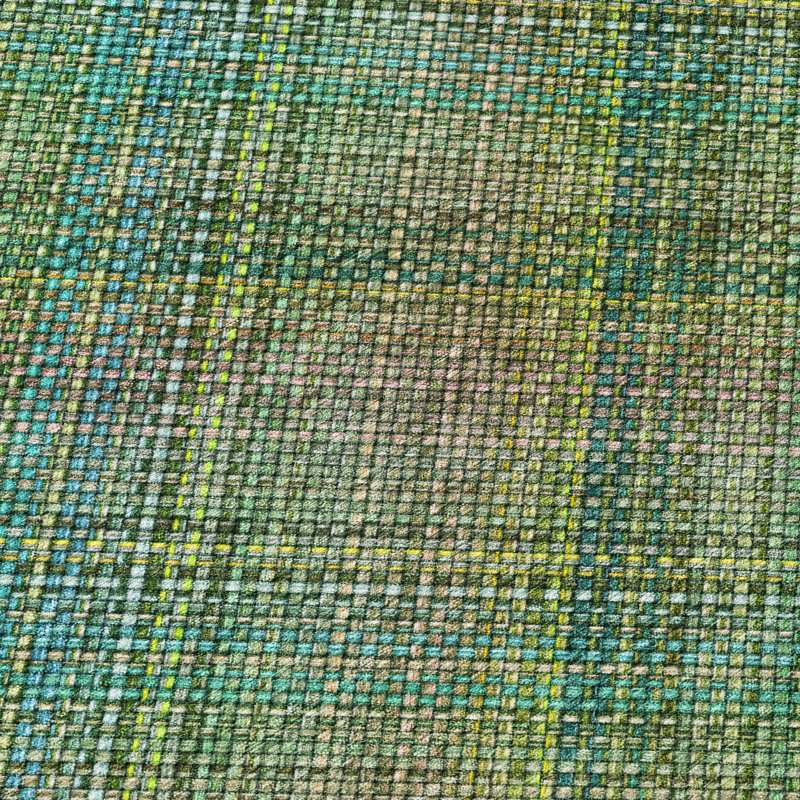 Machine Washable Indoor/Outdoor Chantille ACN2880 Plaid Rug, 3' x 5', Green