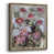 Toile avec cadre noyer