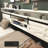 Twin Daybed With Trundle, Farmhouse Daybed Frame With Sliding Barn Door Headboard And Charging Station & LED Light For Bedroom And Guest Room, White