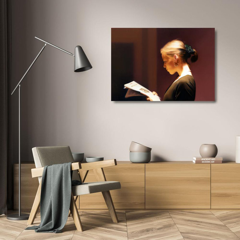 Reader, 17" H x 24" W