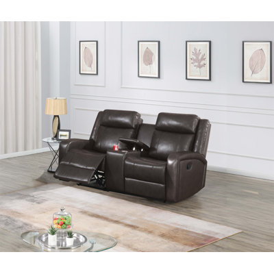 MOTION LOVESEAT In Dark Brown