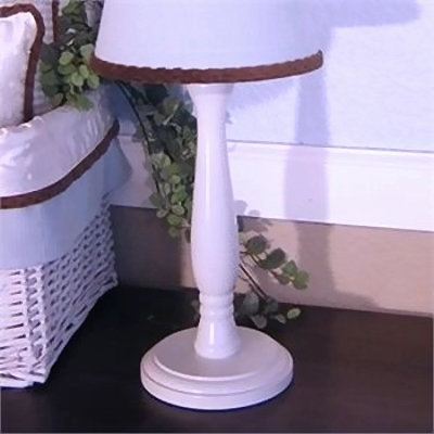 Blue Chocolate Solid Wood Standard /Lampbase Lamp
