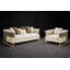 5825 Canapé Malibu + chaise en blanc-1875295900