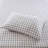 4 PCS Cal King Printed Sheet Set Gray Herringbone Check