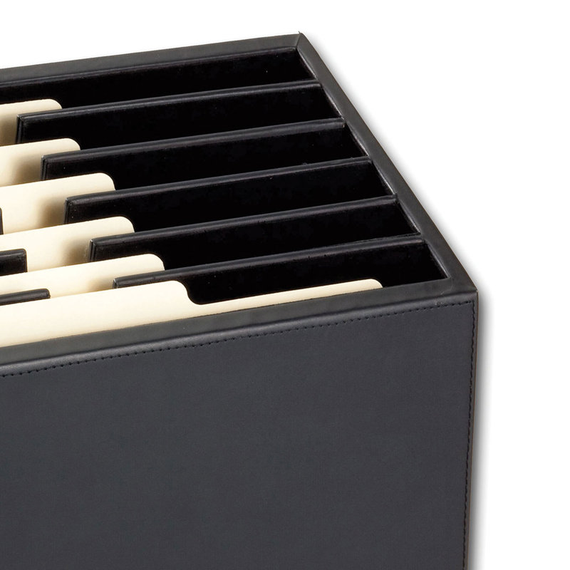 Bramfield Leather Stackable File Organizer