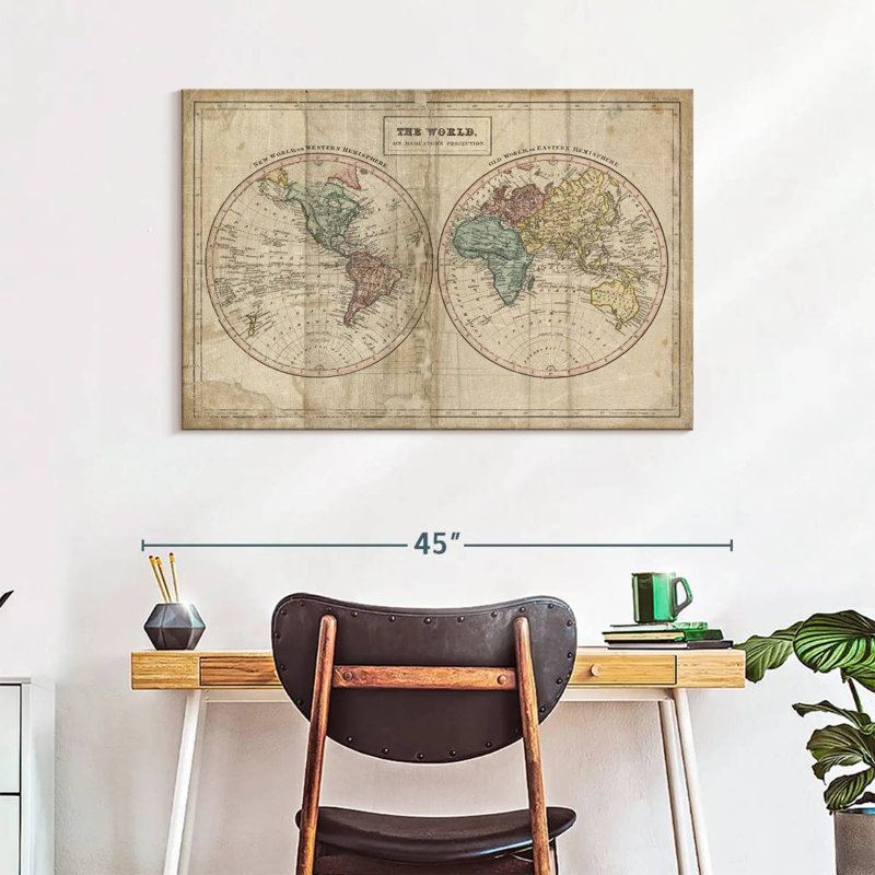 Aliaz Old World Eastern Western, H 26 po x l 39 po