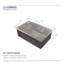 Évier encastrable 30 po x 19 po en acier inoxydable avec fonction de glissement - Protection de fond de cuisine gris nano