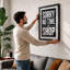 Sorry No Time to Shop Typography - Framed Print-536619085-536619081
