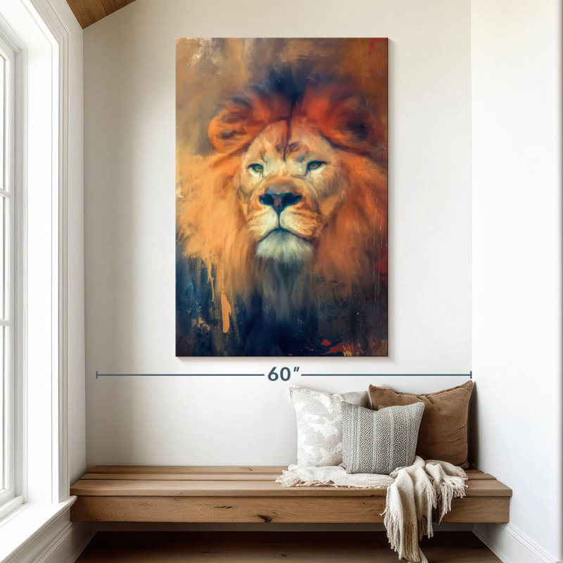 Brampt Lion Energy, 51" H x 34" W