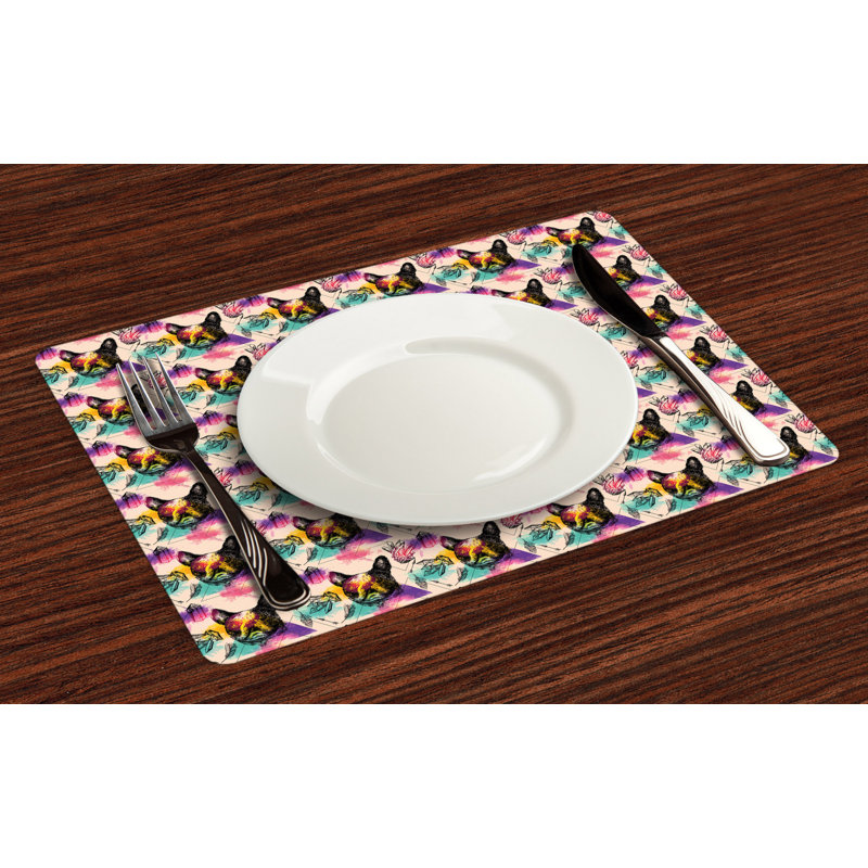 Polyester Animals/Nature Rectangle Placemat