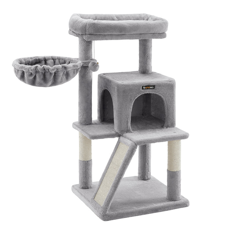 96cm H Cat Tree, Grey