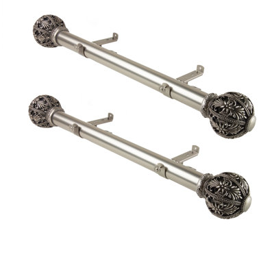Lucy Stainless Steel Adjustable Single Curtain Rod