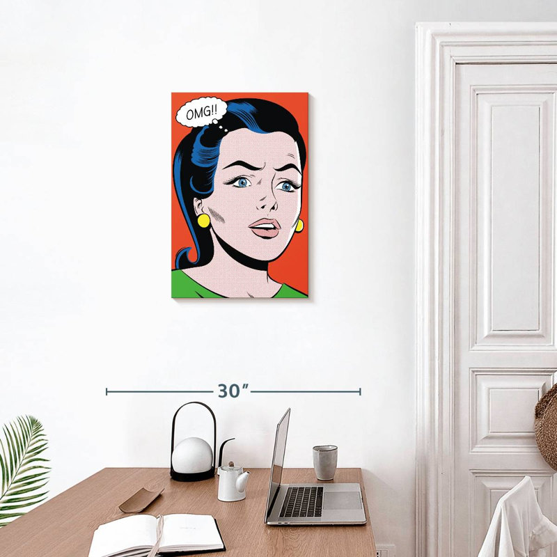 Leisha OMG, 24" H x 16" W