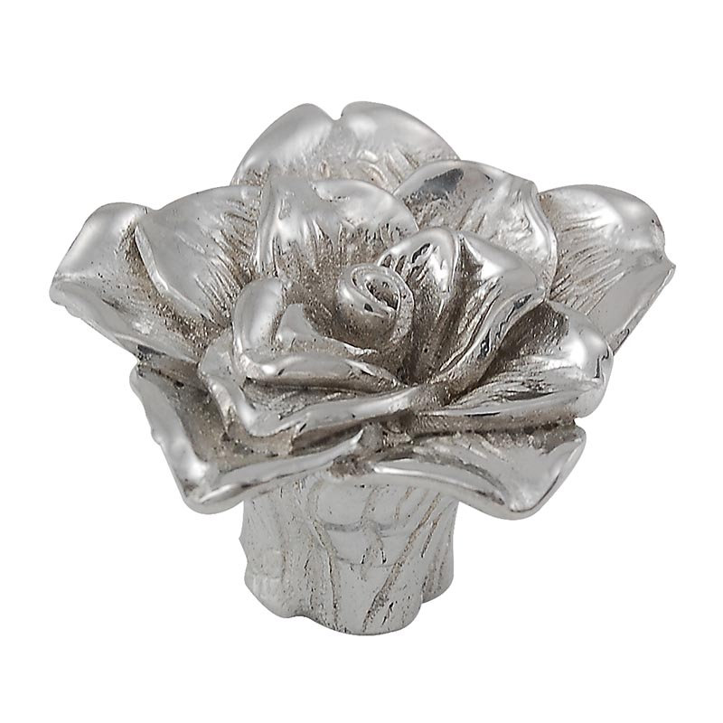 Carlotta Novelty Knob, Polished Silver