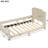 Beige Twin Daybed With Attractive Classic Stripe Headboard - Strong And Stable Construction For A Peaceful, Stylish, Long-Lasting Bedroom-50925957