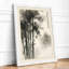 Bamboo in Mist Japandi - Framed Print-787385332-787385341
