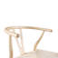 Tabouret de comptoir Wishbone frêne naturel