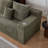 Deep Seat Corduroy Modular Cloud Couch With Cup Holders, No Assembly Required-966765130