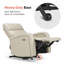 Fauteuil inclinable électrique avec bouton-poussoir Zero Wall-Hugger-1001676572