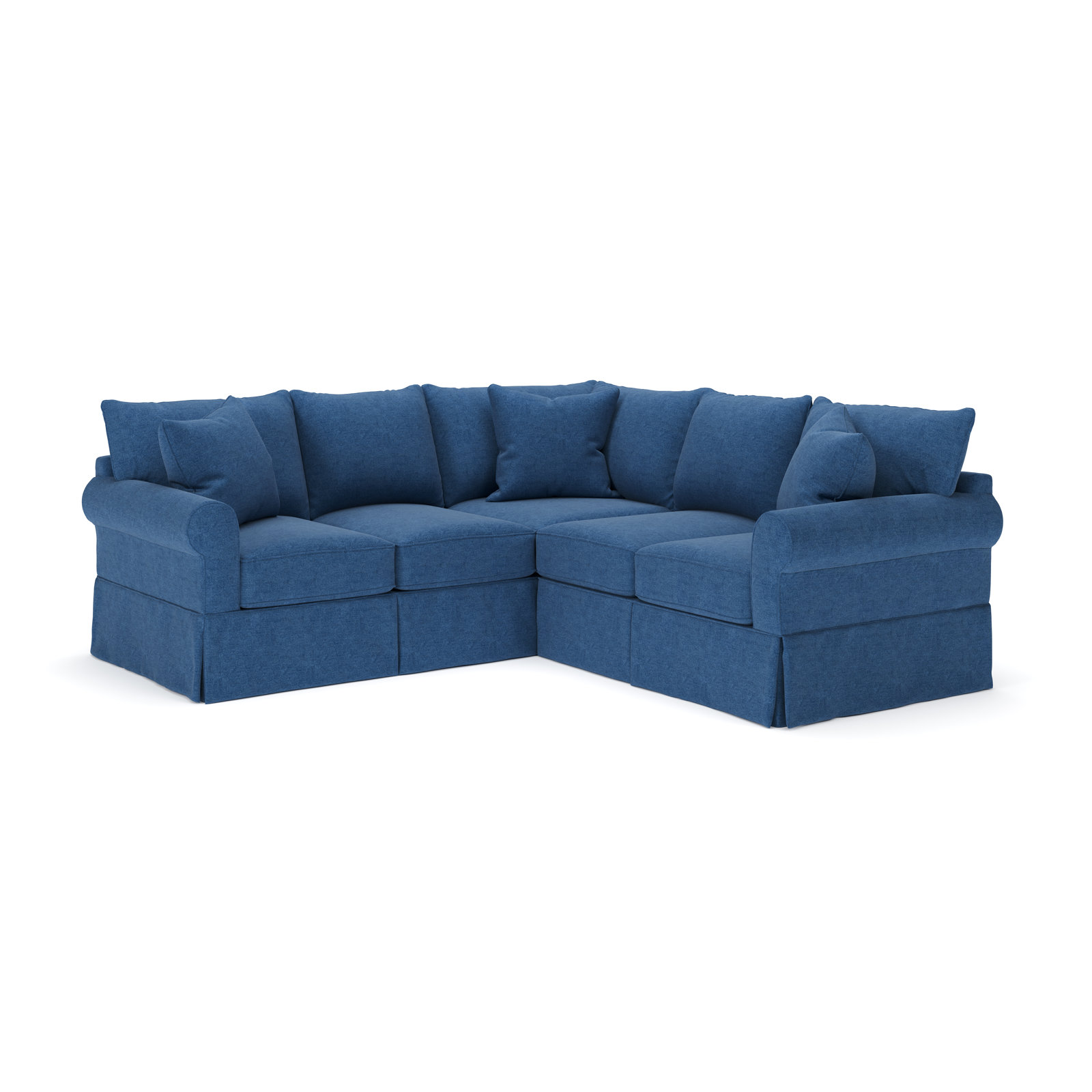 Amari Sectional, Left Hand Facing, Classic Indigo Denim