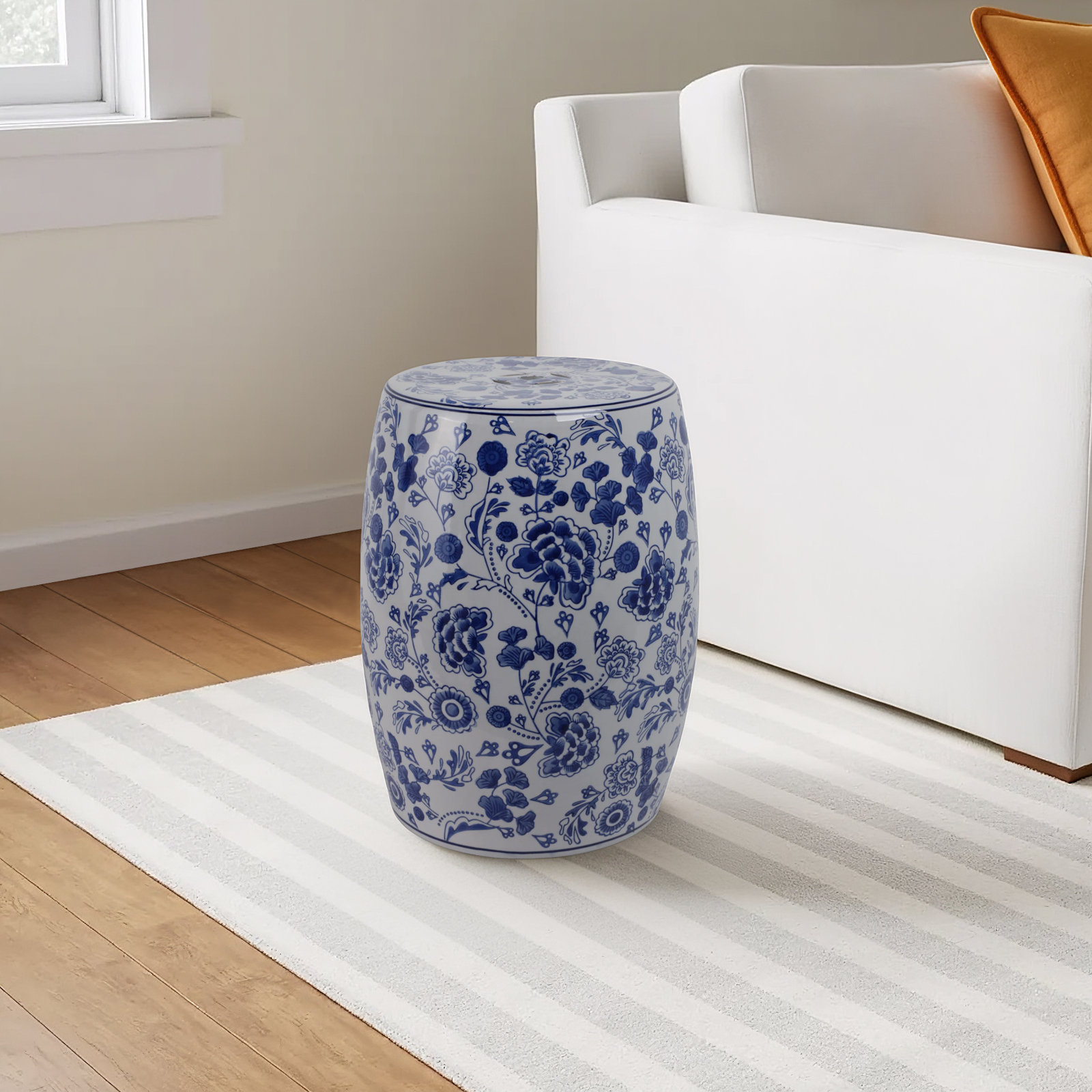 Ceramic Accent Stool