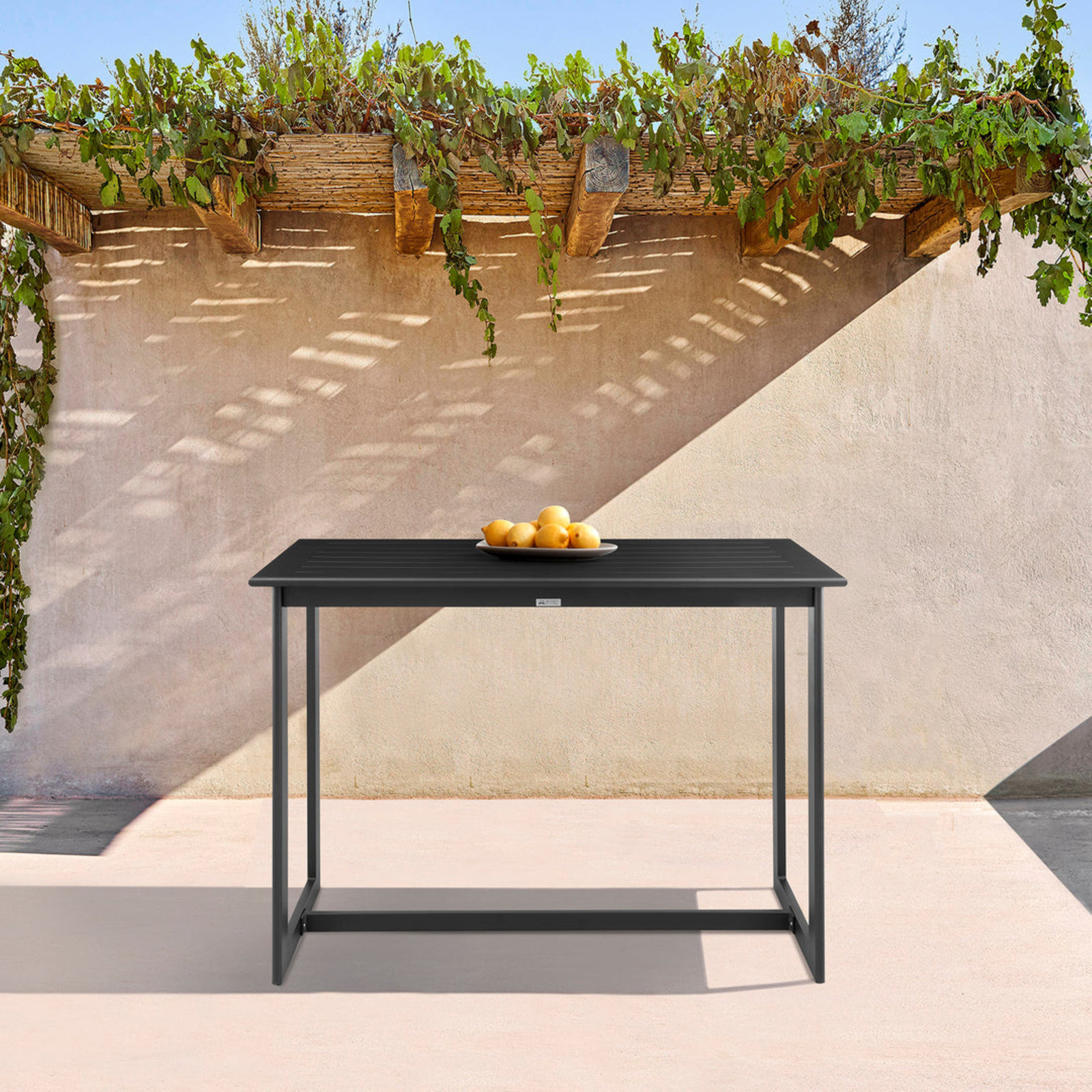Deborah 59'' Metal Outdoor Dining Table