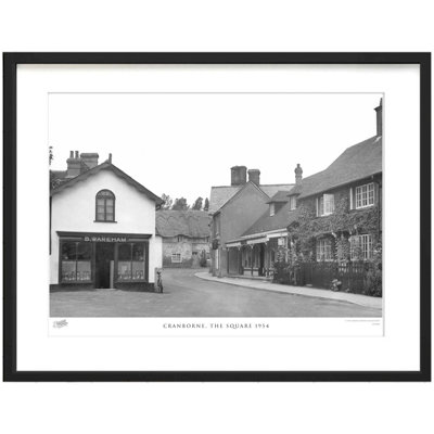 Cranborne, The Square 1954 by Francis Frith - Single Picture Frame Print