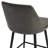 Betzalel Swivel Upholstered Counter Stool with Metal Frame-319734914