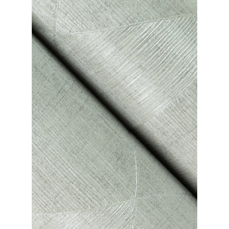 Rouleau de papier peint métallique Heinly, Argenté