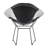 Diamond Chair Black Frame