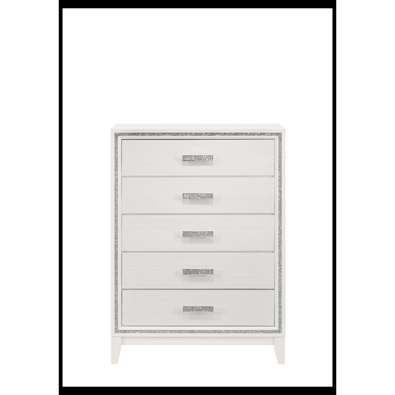 Commode d'appoint Jemir, Blanc