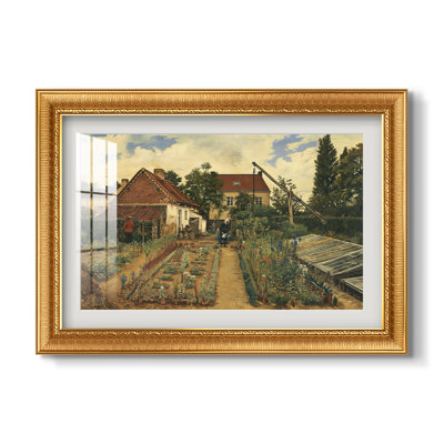 Le Jardin d'un fleuriste (Le Jardin des fleurs), 1864 - Henri de Braekeleer - Estampe encadrée sur mesure