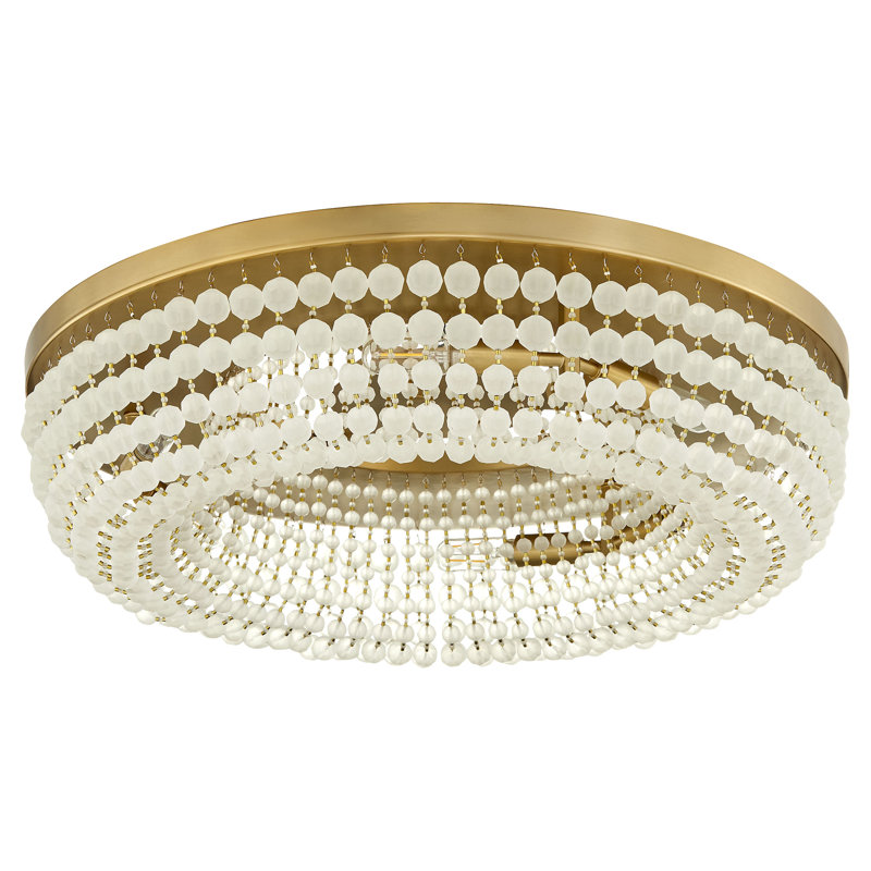 Ophelia Frosted Glass Flush Mount