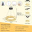 Luminaires modernes en cristal avec anneaux-1213869654-1213869648