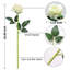 12 pièces roses artificielles fleurs artificielles