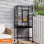 Grande cage à oiseaux de 160 cm de hauteur avec tablette de rangement amovible pour perroquets Conures Lovebird Cockatie