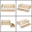 Lit de jour simple en pin naturel avec 2 tiroirs de rangement - Canapé et canapé-lit peu encombrant-1689311955-1689344938