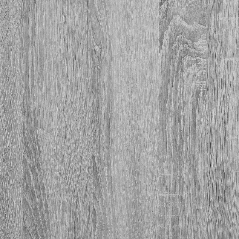 Printer Stand 3-Tier 19.7"X16.1"X29.5" Engineered Wood, Gray Sonoma