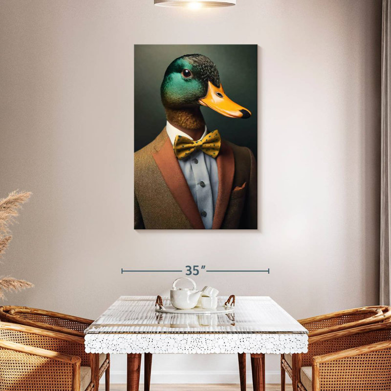 Brampt A Duck Portrait, 45" H x 30" W