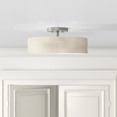 Ashtun Fabric Semi Flush Mount