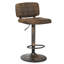 Tabouret de bar rotatif à hauteur réglable Keinan