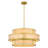 Mekih 6-Light Brushed Gold Pendant Light