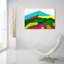 Art mural en verre Ivy Bronx «Sicilian Mountain» par Cesare Bellassai-2139711226