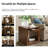 Casella 24"W Modern Wood End Table with 1 Hidden Drawer-707778261