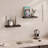 Sydney 16" W x 6" D Floating Shelves Set with Invisible Wall Mount Brackets-64526482