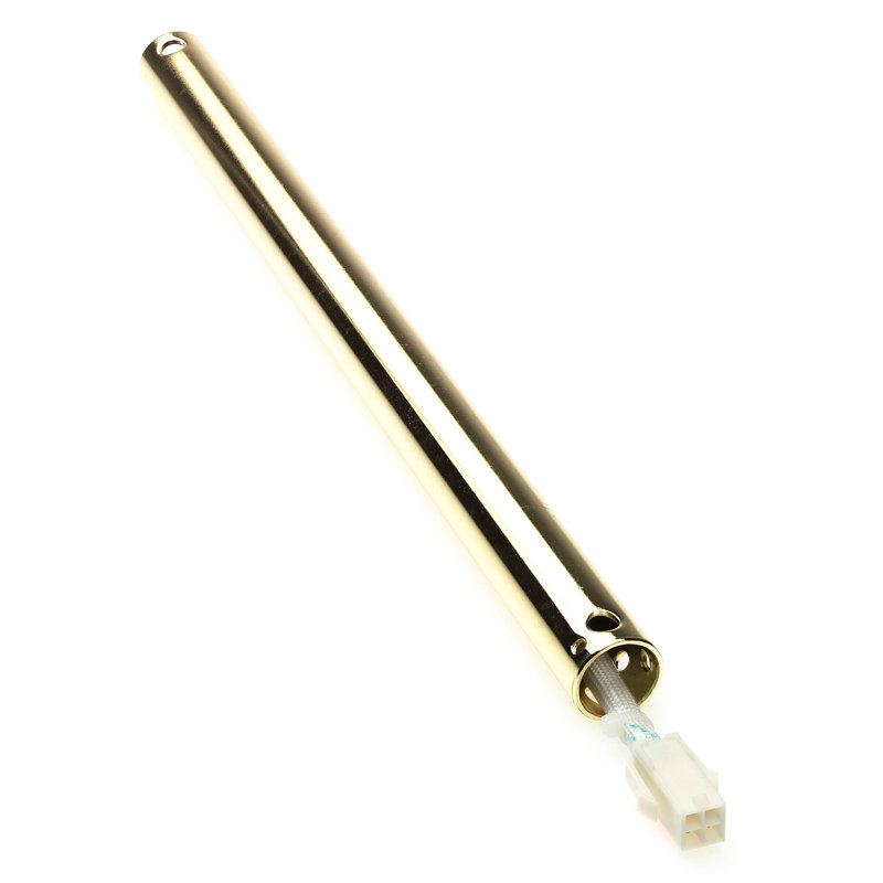 Extension Rod, Brass semi-matte, 2.18cm H x 46cm W x 2.18cm D