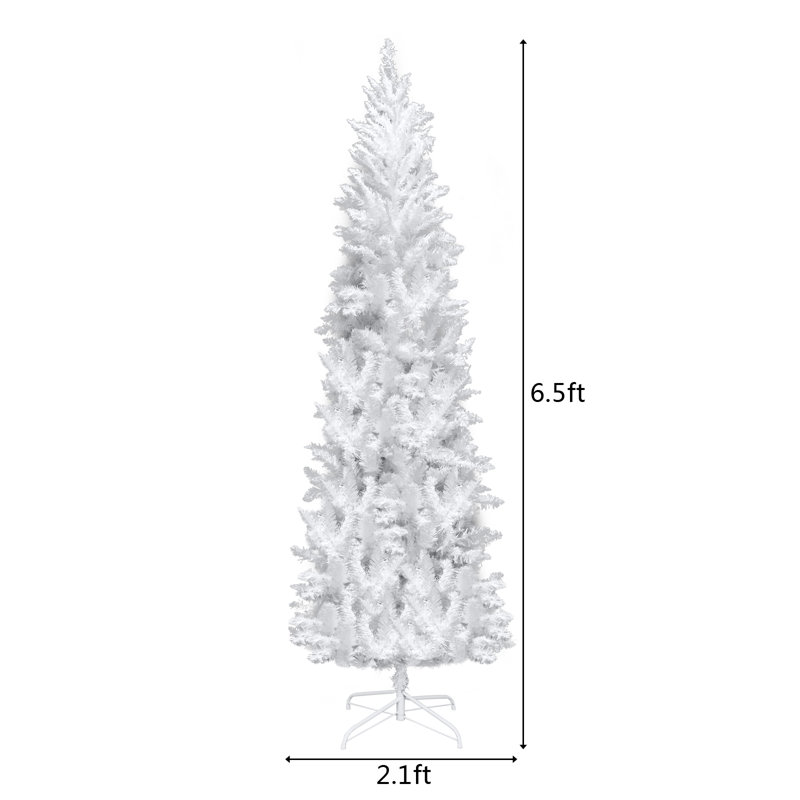Arbre de Noël artificiel éclairé 6,5 pi